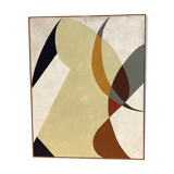 Abstract painting - oil on canvas - 93 x 74 cm