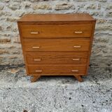 Compass foot chest of drawers