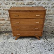 Compass leg chest of drawers