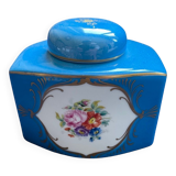 Snake porcelain inkwell with hand gold decoration