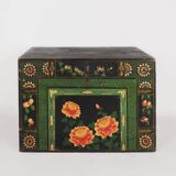 Original opera trunk in green tones (China, circa 1900) #32
