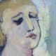 Painting “The girl with the tulips” signed Hanin