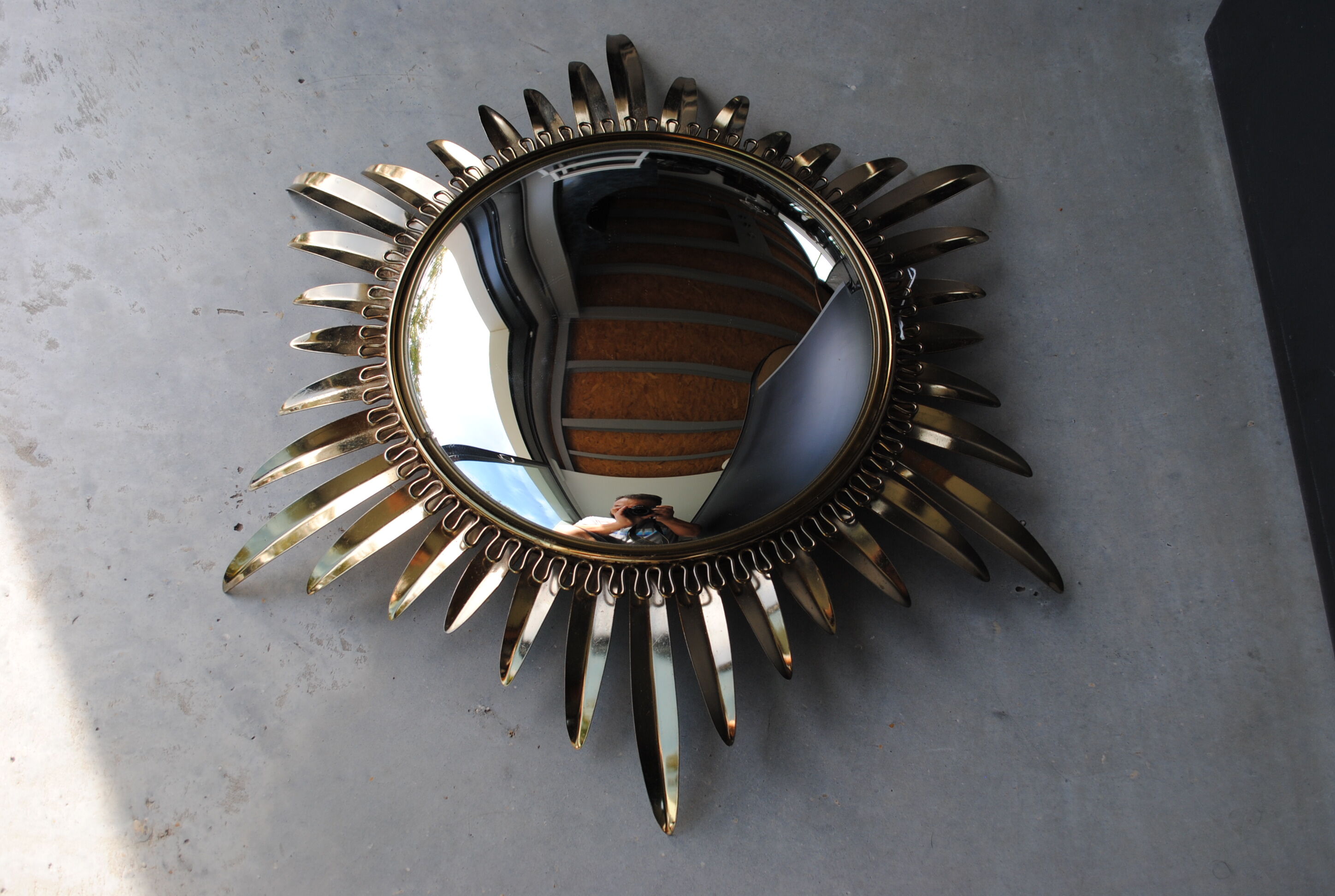 Mirror sun vintage witch eye 48cm