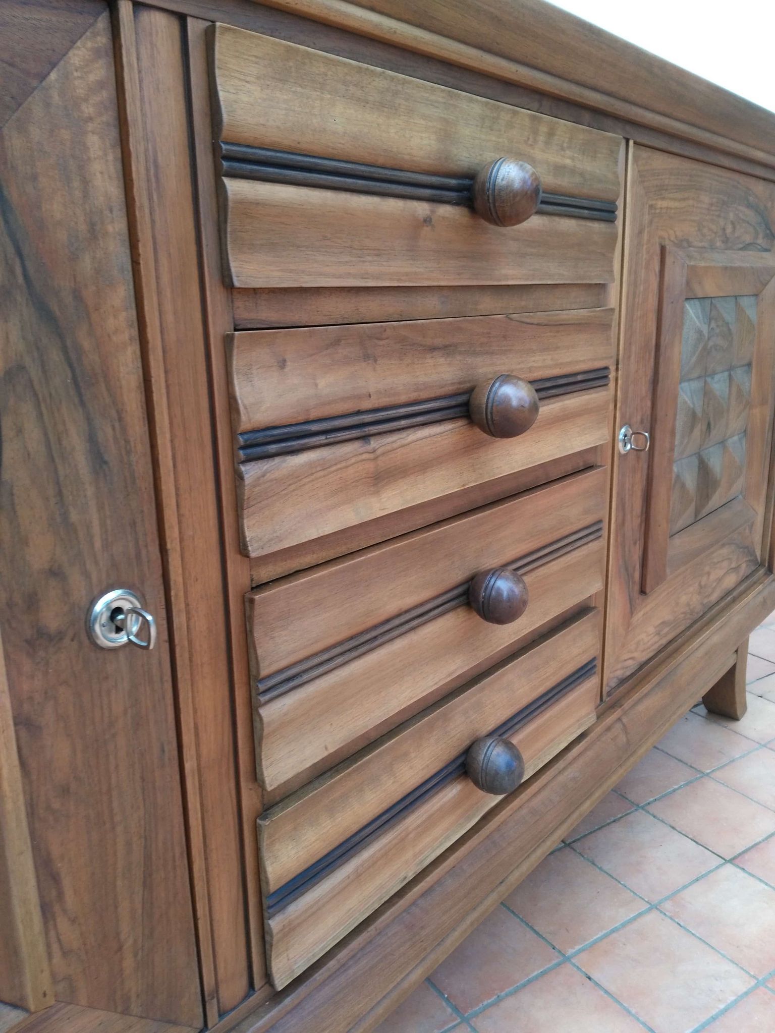 Walnut sideboard 1940