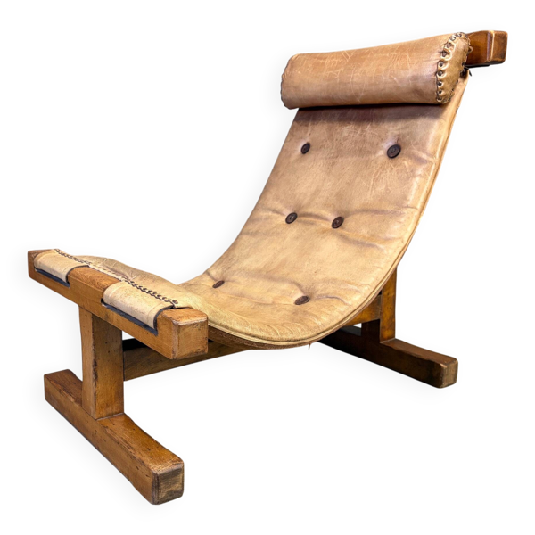 Fauteuil brésilien brutaliste, années 1960