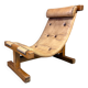 Vintage brutalist Brazilian easy chair, 1960s