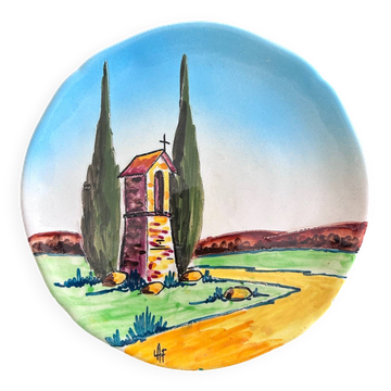 Small dish signed chapel decor