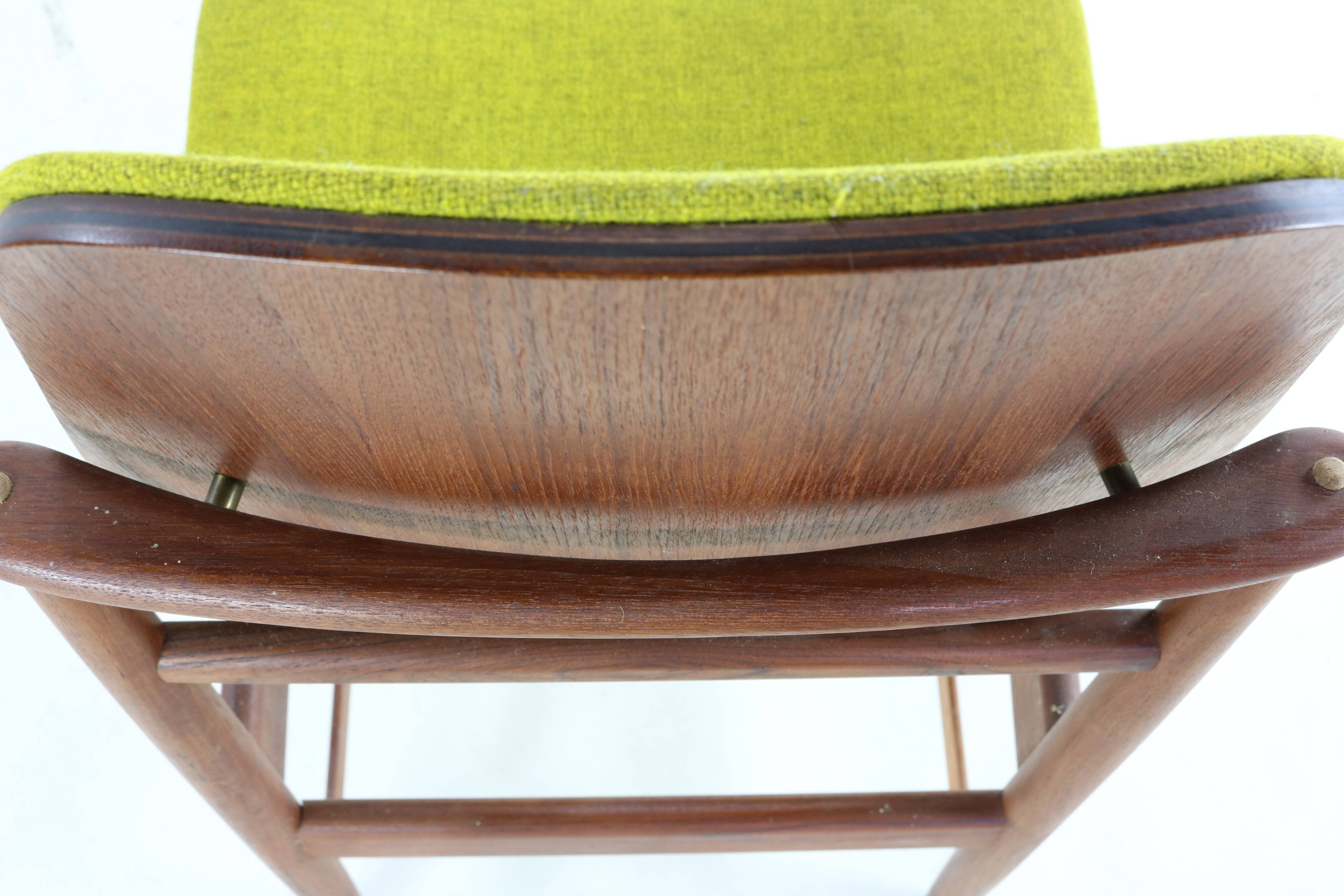 Ensemble de six chaises à manger design danois par Arne Hovmand Olsen