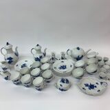 Set of Royal Copenhagen blue flower braided crockery