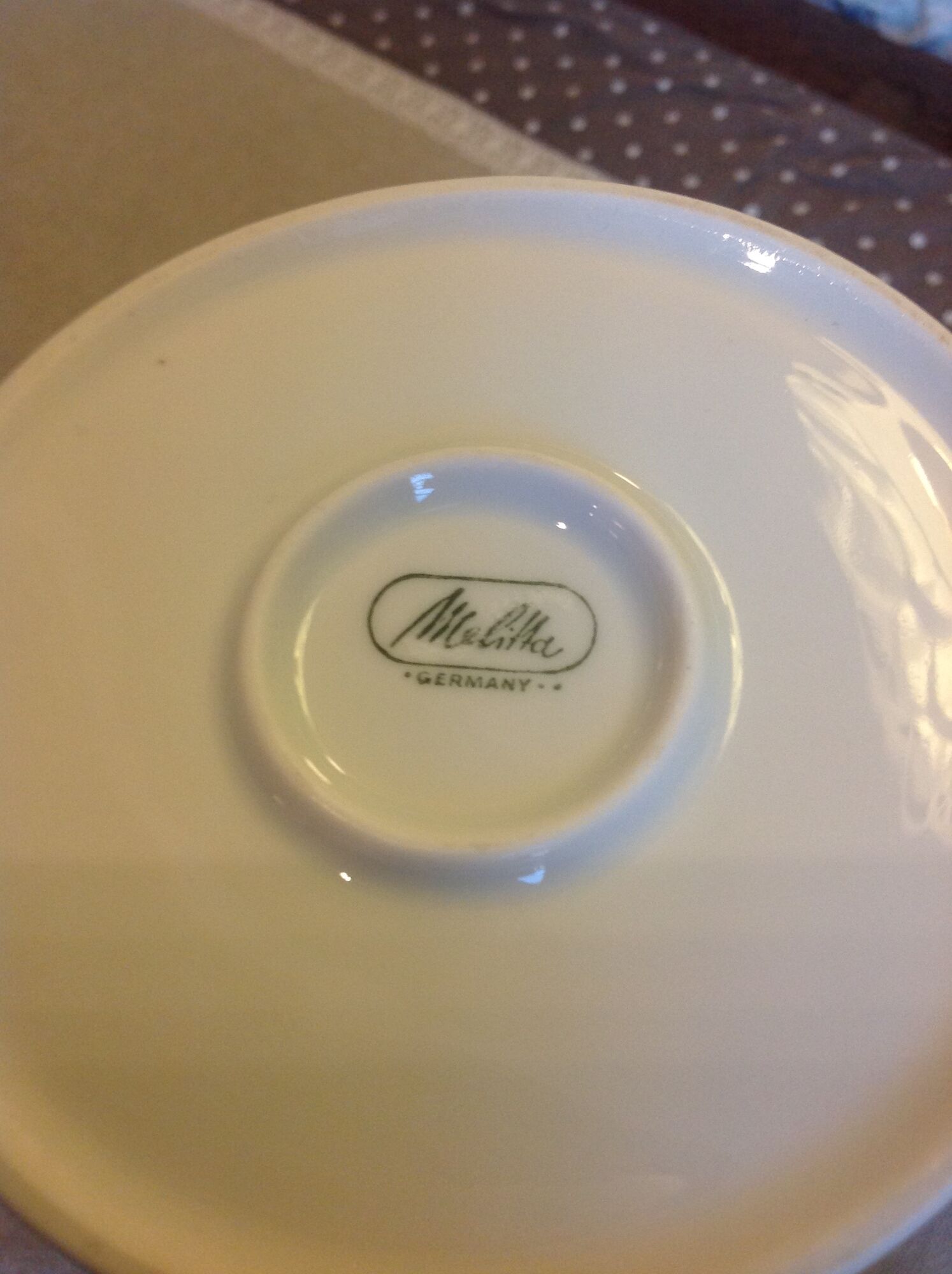 Coffeemaker Melitta 70's white vintage ceramic