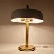 Large Vintage Space Age Desk Lamp, Brass