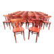 Set of 44 bistro chairs