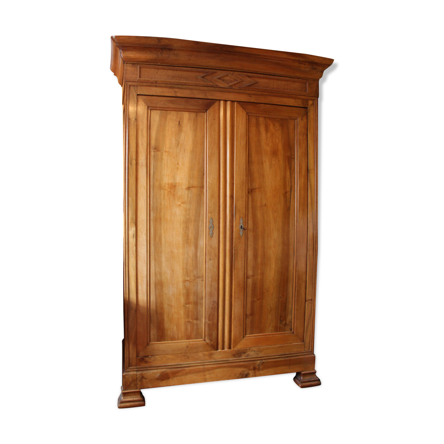 19th century solid wood wardrobe