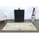 Vintage Turkish Oushak Handmade Wool Cotton Beige Area Rug 117x219
