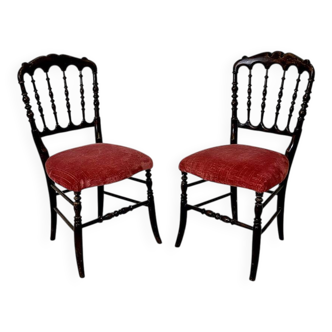 Pair of Napoleon III chairs
