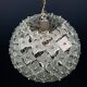 Suspension en verre artistique Sputnik par Fontana Arte, Italie, années 1960