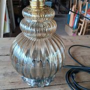 Suspension vintage en verre