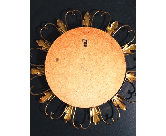 Mirror Sun " Witch's Eye " 50s. Deknudt * Hollywood Regency * Vintage