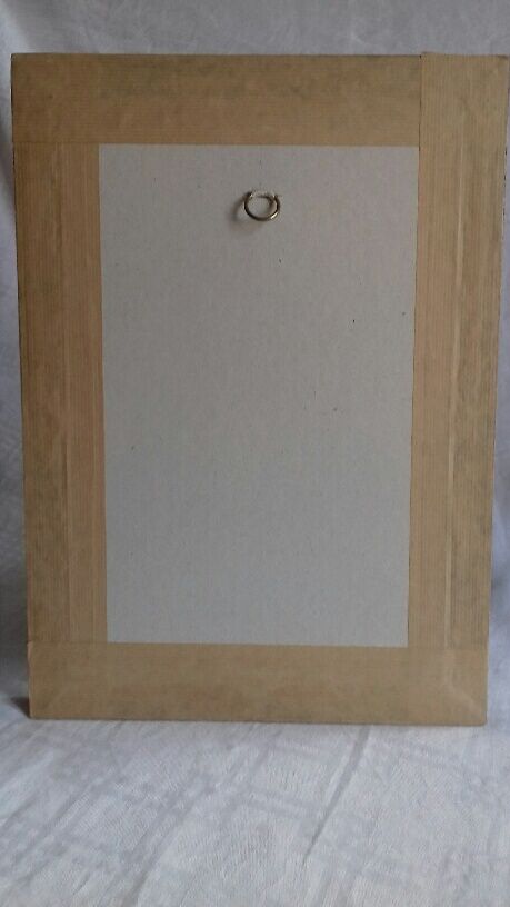 Ancient watercolor with rose