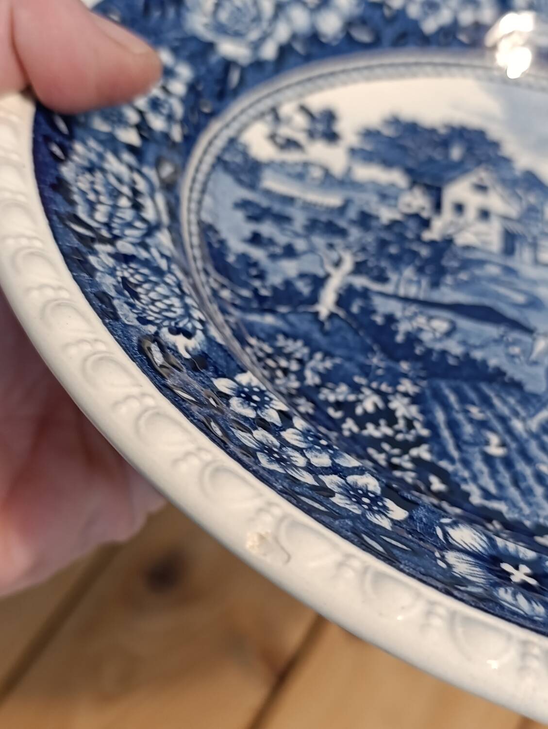 Set of 3 Villeroy & Boch Rusticana soup plates - With defects