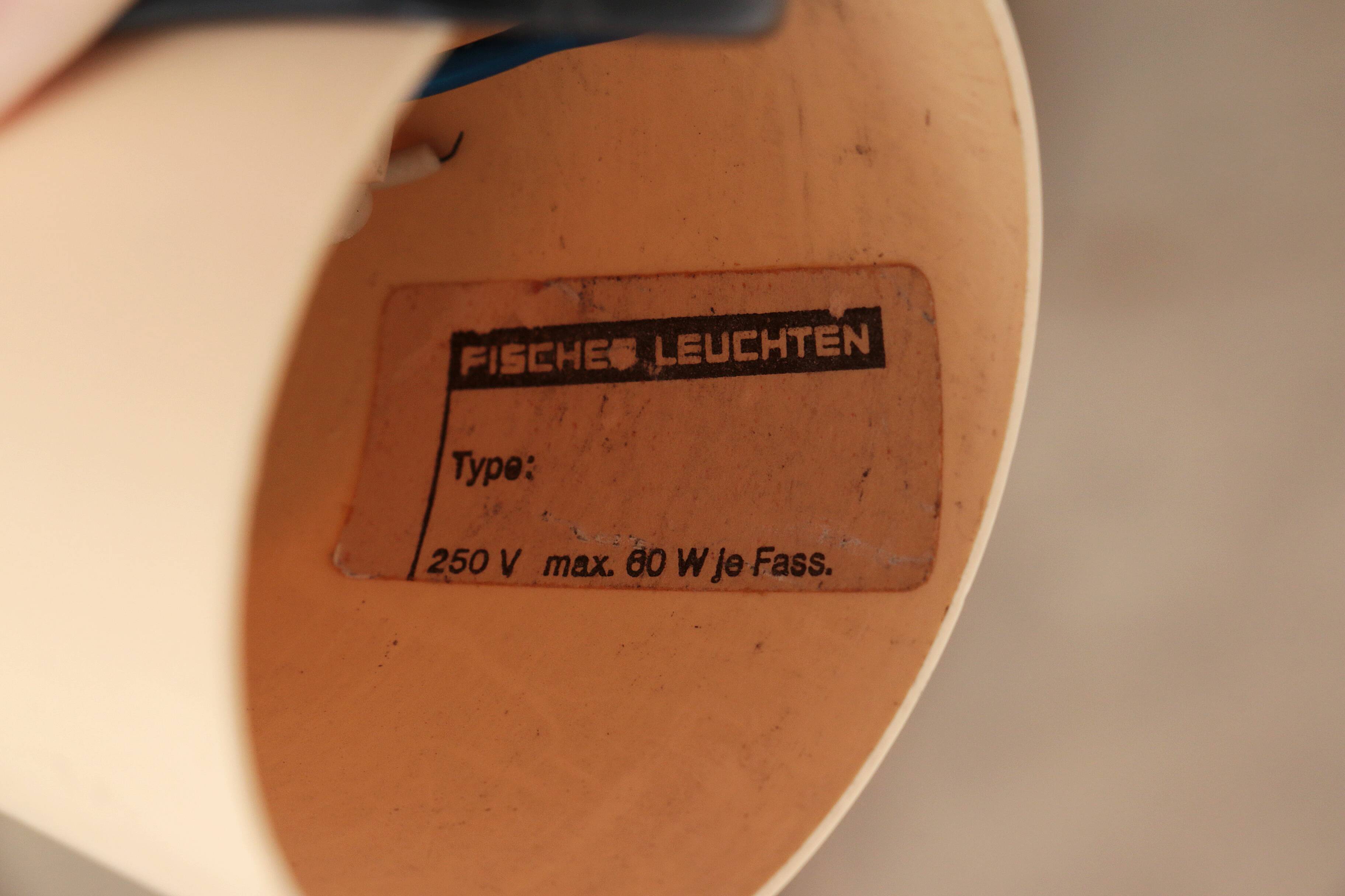 Vintage Fischer Leuchten Hanging Lamp