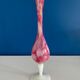 Vase opaline rose marbre