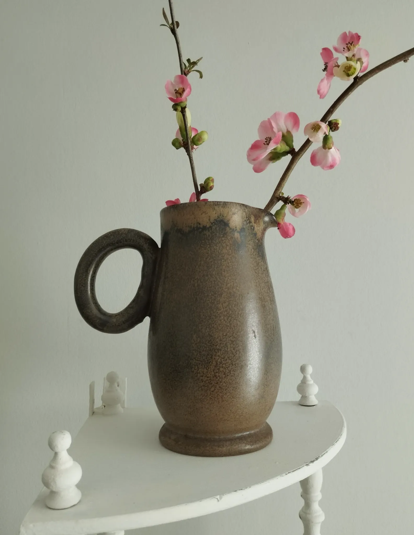 Glazed stoneware jug Arts Ceram