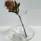 Designer glass decanter – organic shape – contemporary style
