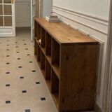 Large bookcase / solid wood shelving unit