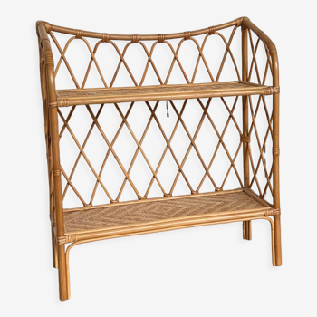 Rattan shelf Bohemian style