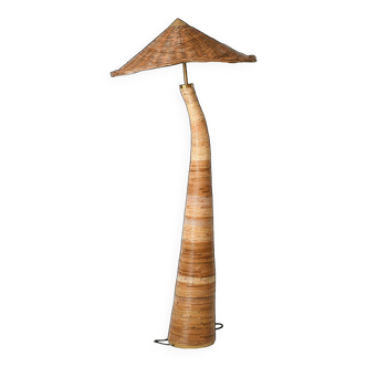 Shroom 002 Rattan Floor Lamp