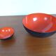 Red Krenit Bowls by Herbert Krenchel Torben Ørskov, Set of 2, 1960s