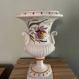 Stamped ceramic vase