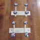 Pair of vintage coat racks