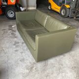Pfister sofa for Knoll khaki leather