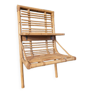 Étagère murale en bambou - rotin