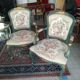 Lot de 2 fauteuils cabriolets de Style Louis XV, rénovés.