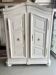 Two-door painted wardrobe, Louis XIV style, Alsatian regional work.