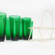 Glasses with metal basket
