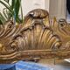 Golden wood mirror