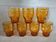 7 vintage water glasses "Pernod S.A."