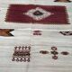 Handwoven Moroccan rug, tribal rug, Kilim rug from the Taznakht tribe.