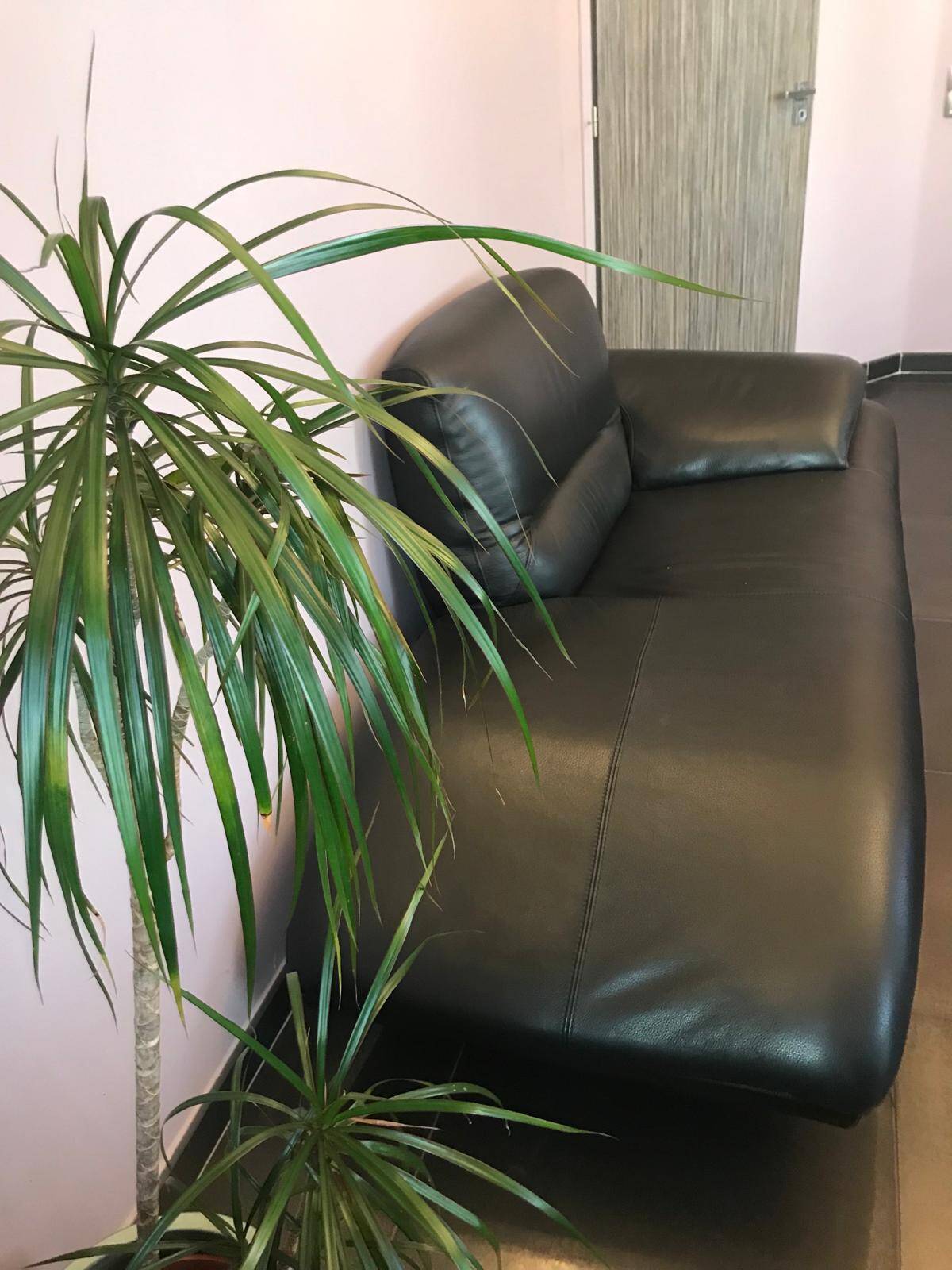 Méridienne, fauteuil et repose pieds Calia Italia salon