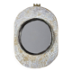 Ceramic mirror by Jean-Pierre Viot, France, circa 1970