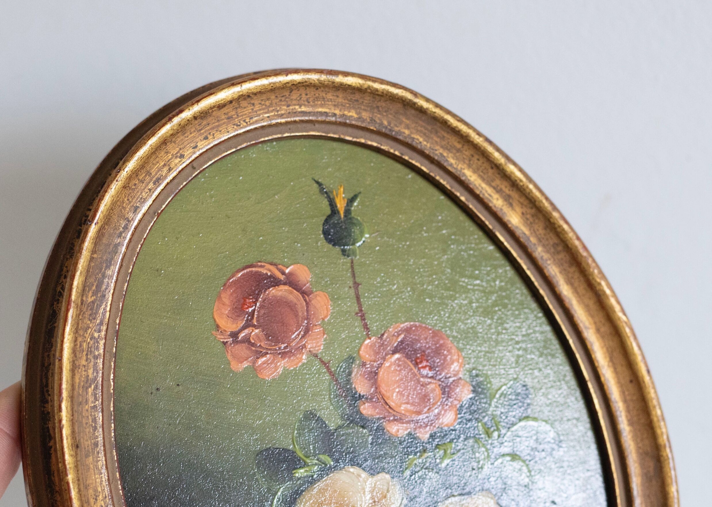 Lot de 3 tableaux bouquet de fleurs