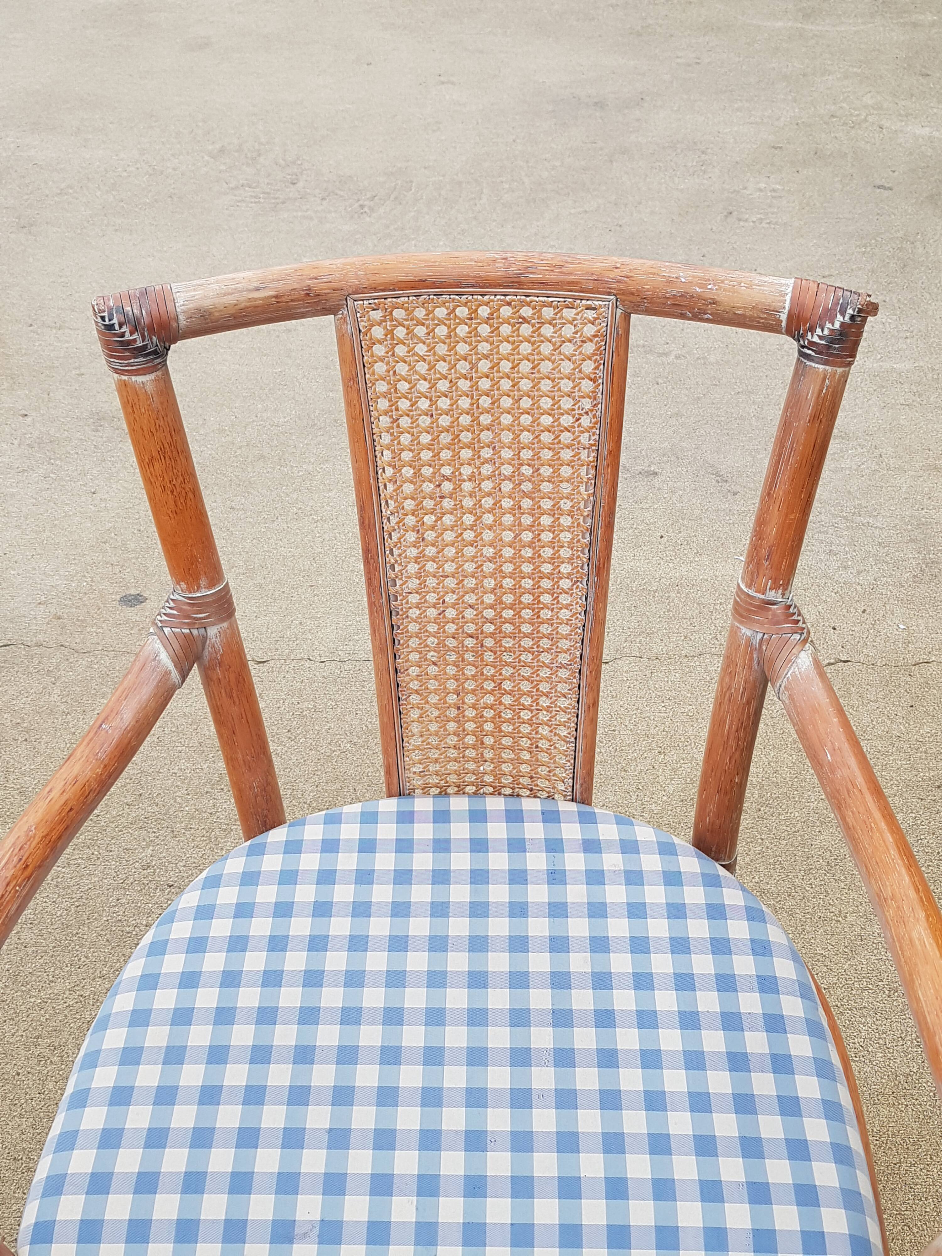 Fauteuils bambou rotin signé Gervasoni