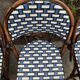 6 rattan bistro chairs