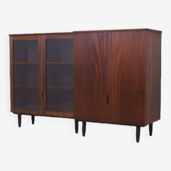 Buffet haut en acajou, design danois, années 1970, designer : Svend Langkilde