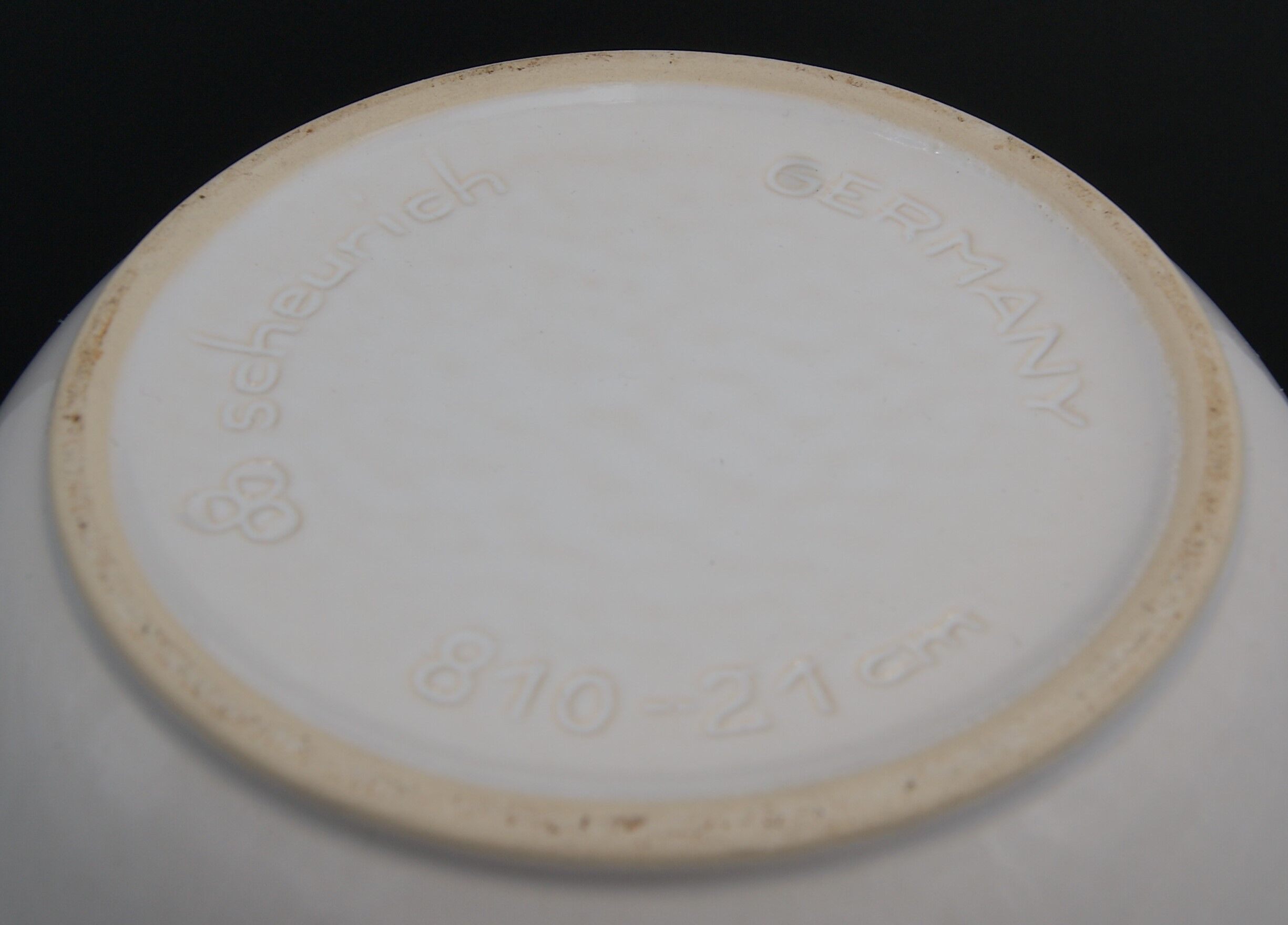 Vintage Scheurich ceramic pot cover