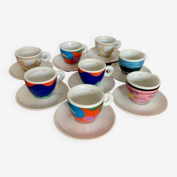 Série de 8 tasses à café expresso de Richard Ginori